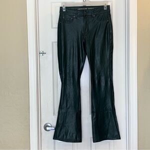 American Eagle Super High-Rise Kick Boot Pants Green Size 8